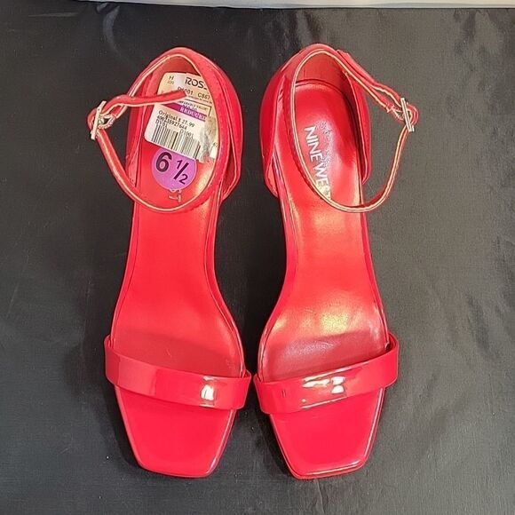 BRAND NEW NINE WEST STRAPPY ADJUSTABLE BUCKLKLE STRAP ONE BAND STRAP SANDAL - Picture 2 of 12